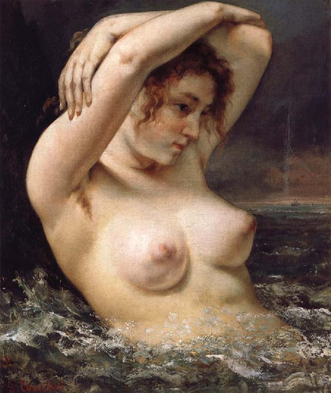 Gustave Courbet The Woman in the Waves Germany oil painting art